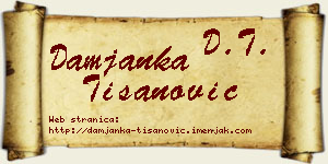 Damjanka Tišanović vizit kartica